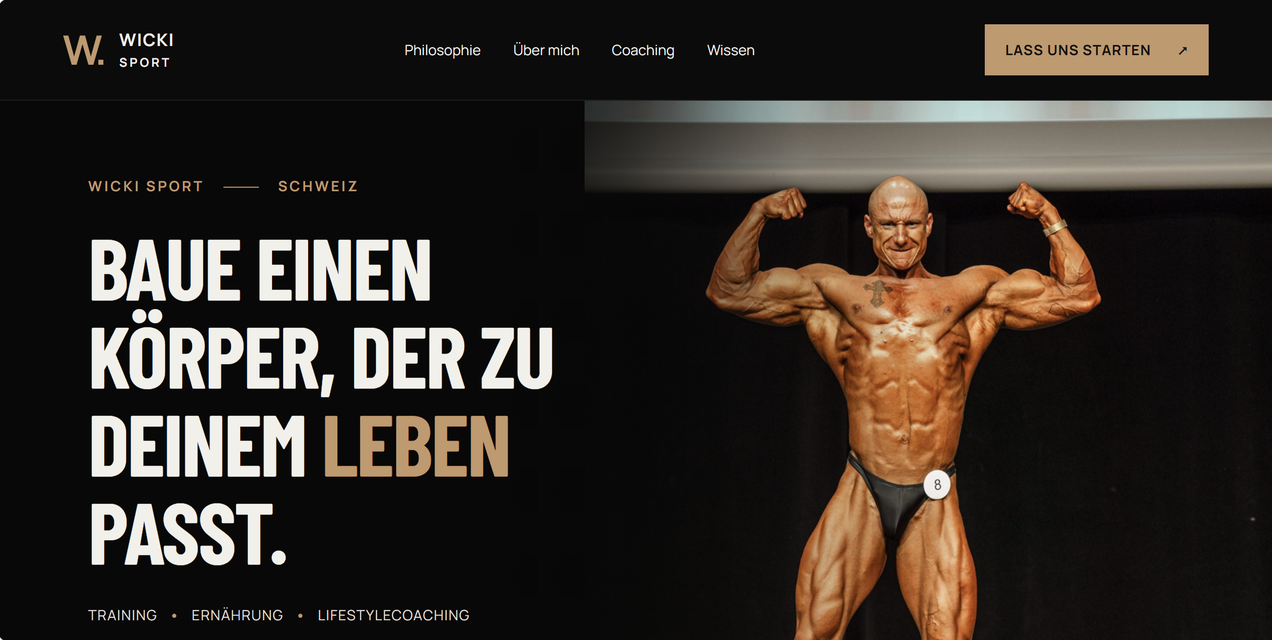 Vorschau der Website Wicki Sport